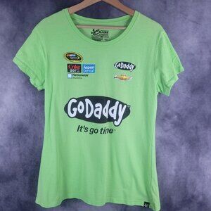 Chase Authentics Nascar Danica Patrick racing GoDaddy women's shirt
